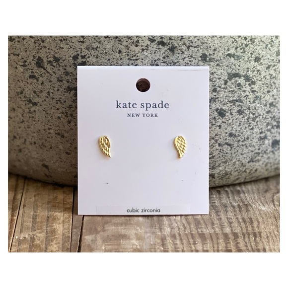Kate Spade • Wings Stud Earrings • Gold